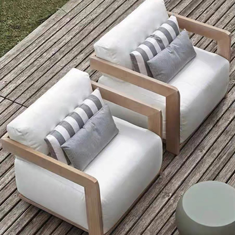 Outdoor Furniture Teak Wood - Garden Sofas Furniture Set Teak Outdoor