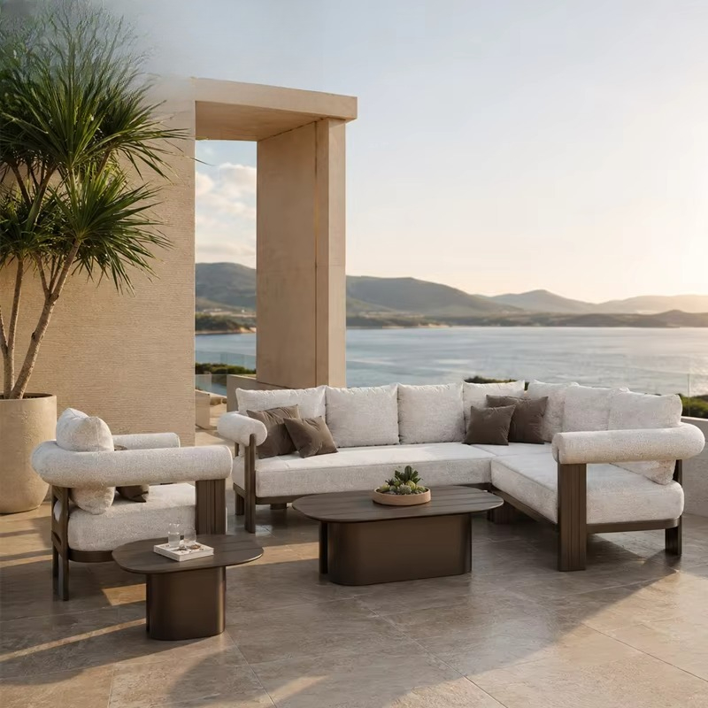 Outdoor Furniture Teak - #Luxury Villa Sofa Set Modern Aluminum