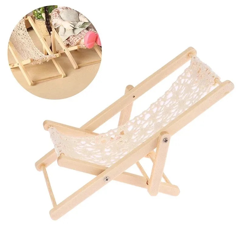 Outdoor Furniture Diy - 1/12 Scale Foldable Beach Deck Chair