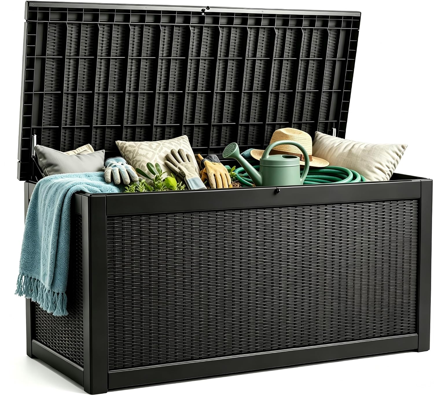 Outdoor Furniture Resin - Large Deck Box Outdoor Resin Storage
