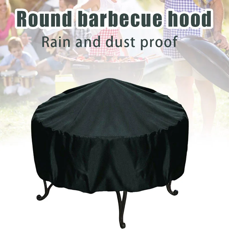 Outdoor Furniture Fabric - Fire Pit Cover Round Brazier Stove