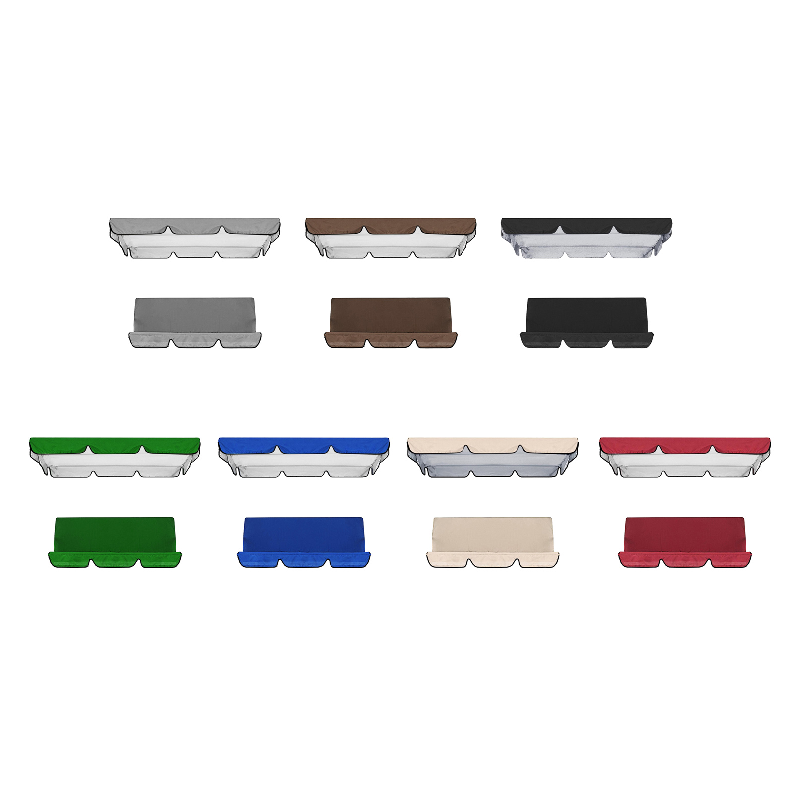 Outdoor Furniture With Covers - Outdoor Heavy Duty Patio Swing Canopy