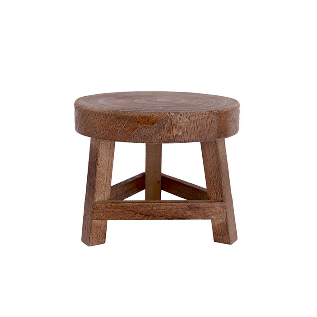 Outdoor Furniture Near Me - Wood Low Stools Small Bench Plant