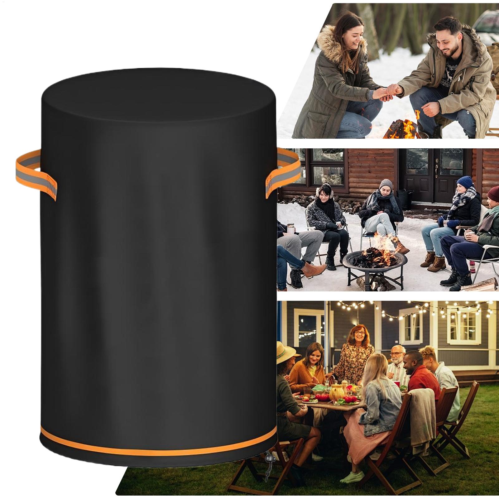 Outdoor Furniture Cover Waterproof - Fire Pit Column Cover Heavy Duty