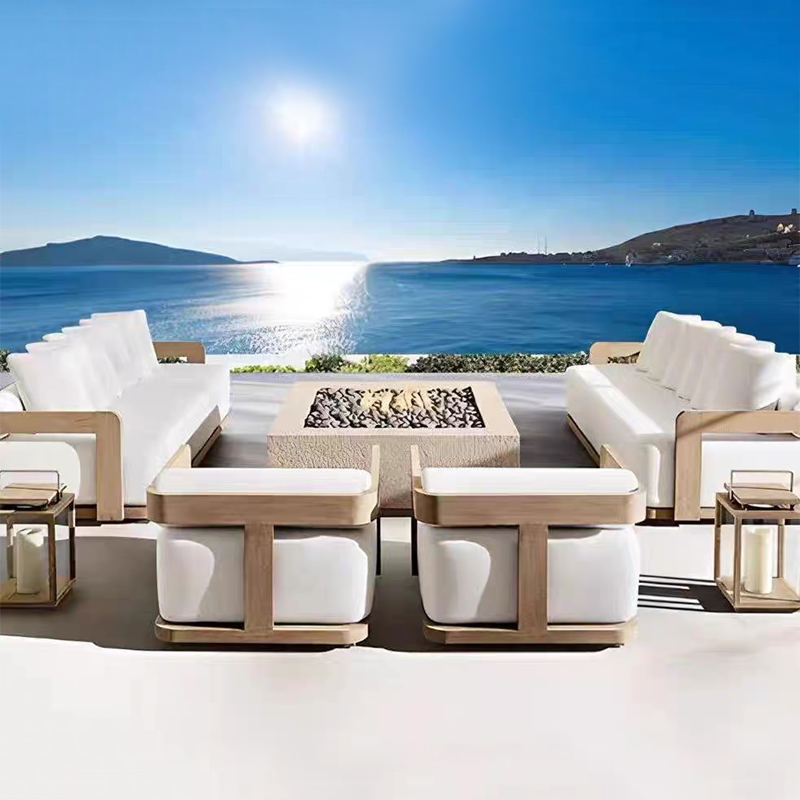 Garden Sofas Furniture Set Tea - Outdoor Furniture Teak Wood ulasan dan harga