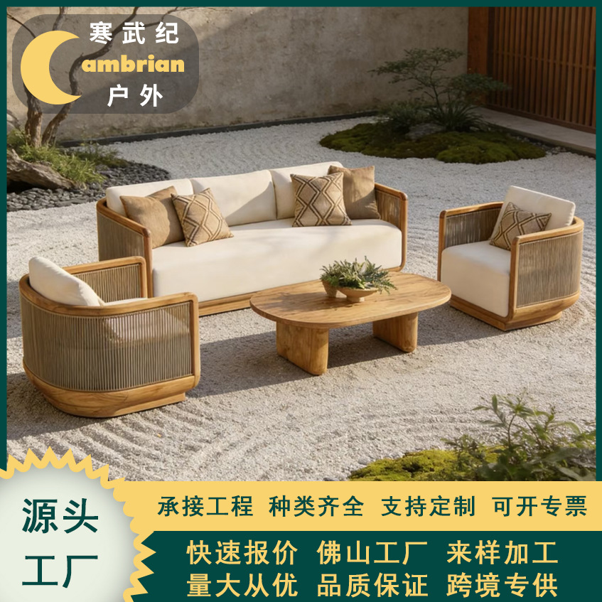 Outdoor Sofa Teak Outdoor Open - Outdoor Furniture Teak Wood ulasan dan harga