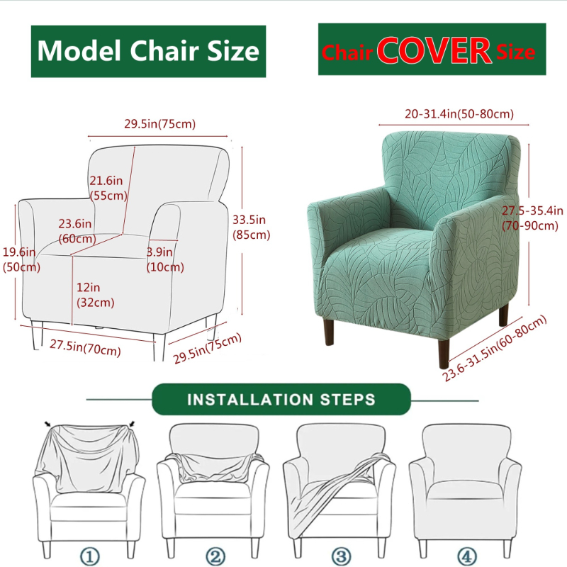 1PC Tub Bar Sofa Cover Jacquar - Outdoor Furniture Near Me ulasan dan harga