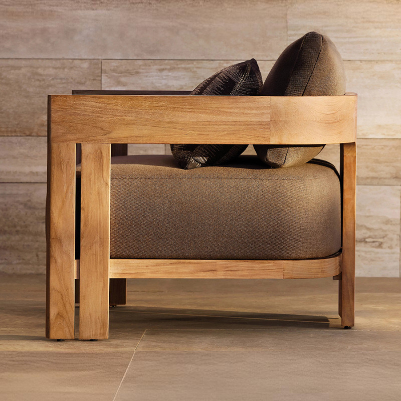 Custom Outdoor Teak Sofa Garde - Outdoor Furniture Teak Wood ulasan dan harga