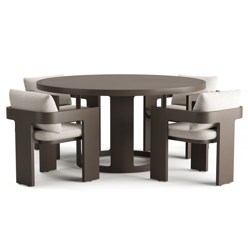 #Courtyard Leisure Tables And  - Outdoor Furniture Teak Wood ulasan dan harga