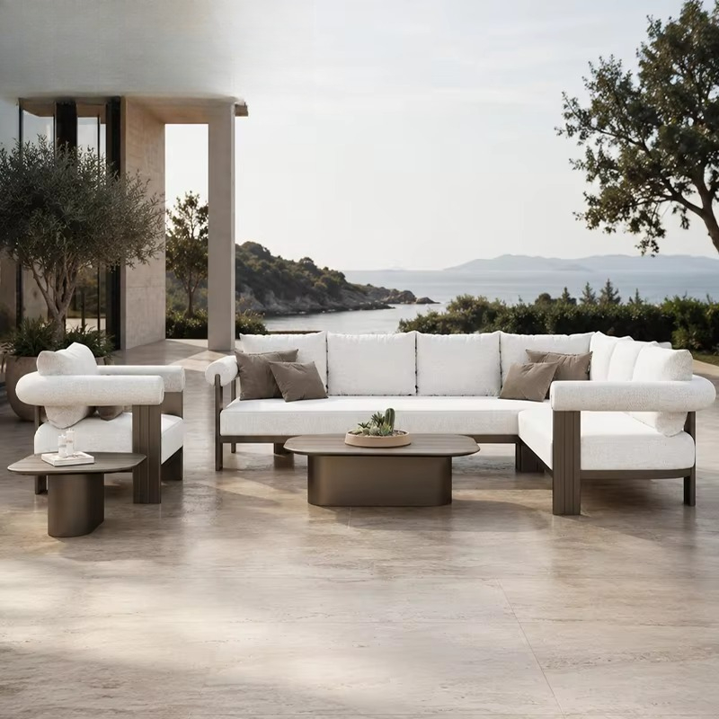 #Luxury Villa Sofa Set Modern  - Outdoor Furniture Teak ulasan dan harga