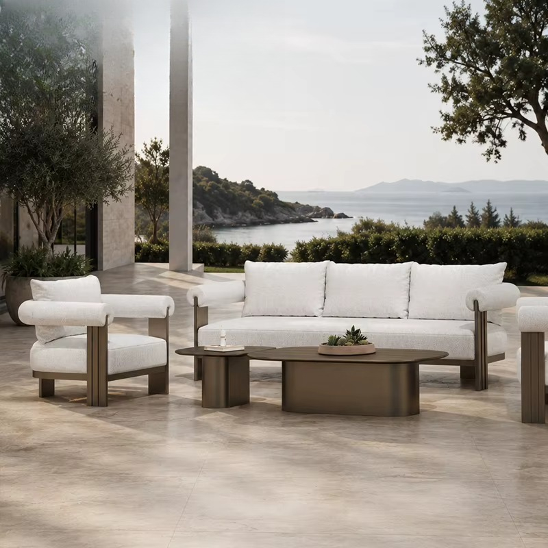 #Luxury Villa Sofa Set Modern  - Outdoor Furniture Teak ulasan dan harga