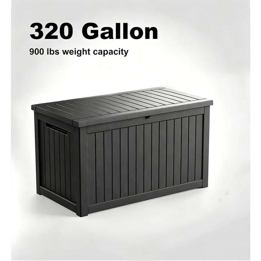 Outdoor storage box for patio  - Outdoor Furniture Resin ulasan dan harga