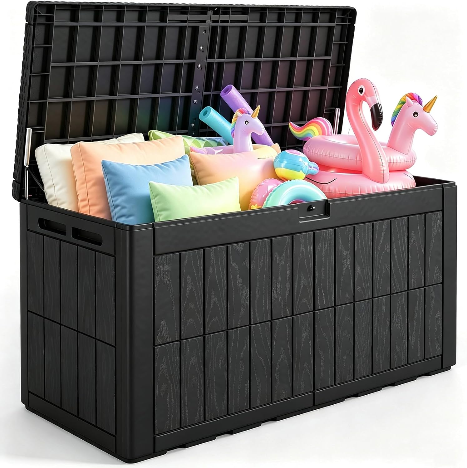 120 Gallon Large Outdoor Stora - Outdoor Furniture Resin ulasan dan harga