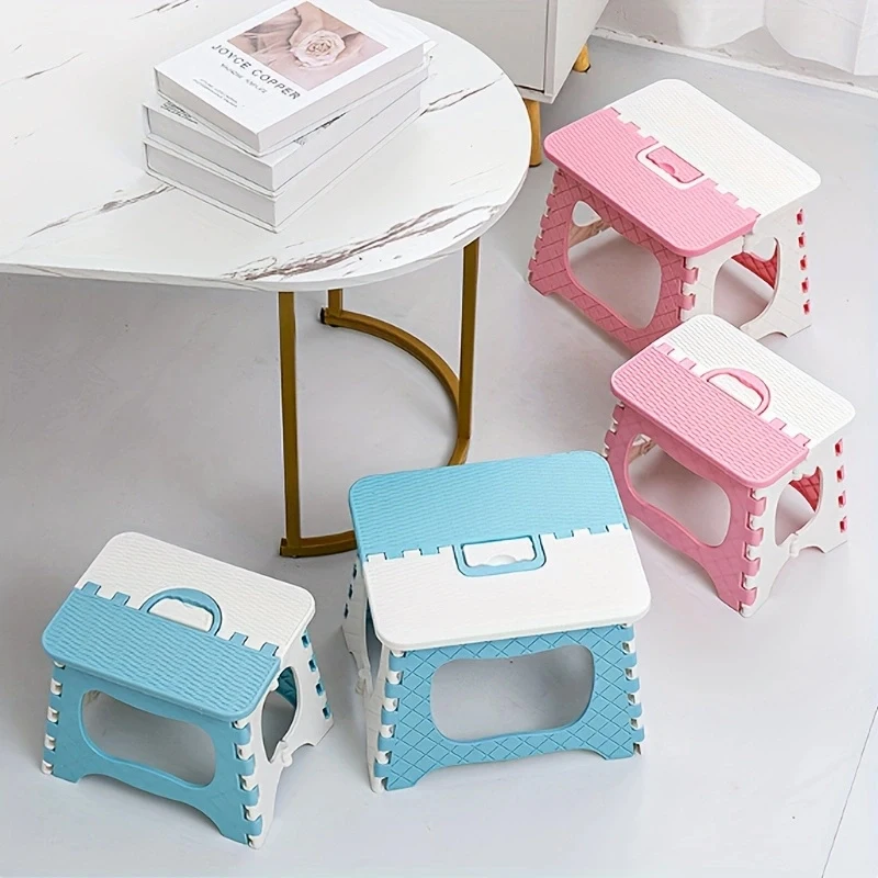 Plastic Folding Stool, Portabl - Outdoor Furniture Near Me ulasan dan harga