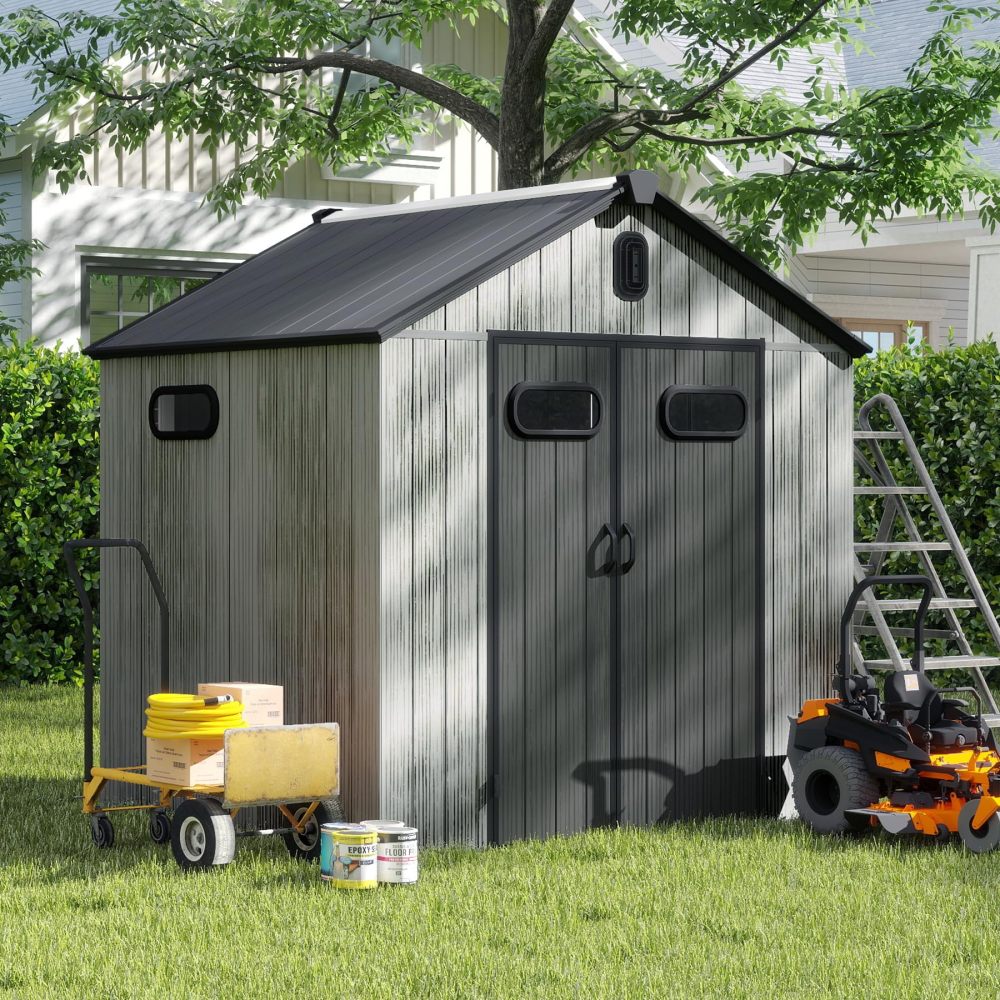 6X6 FT Outdoor Resin Storage S - Outdoor Furniture Resin ulasan dan harga