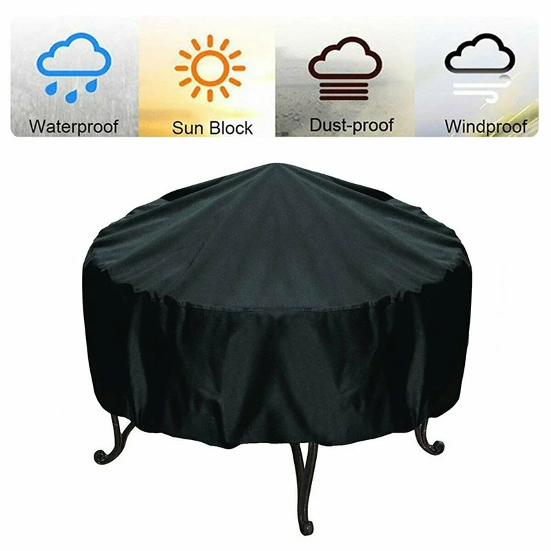 Fire Pit Cover Round Brazier S - Outdoor Furniture Fabric ulasan dan harga
