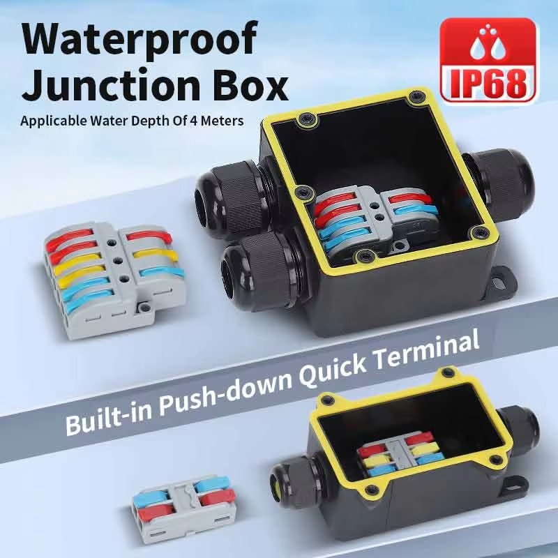 Junction Box Waterproof IP68 2 - Outdoor Furniture Outlet ulasan dan harga
