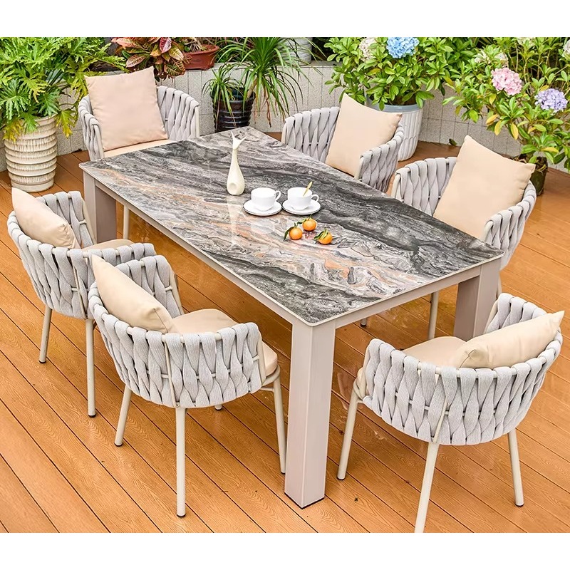 Nordic outdoor tables and chai - Outdoor Furniture Teak ulasan dan harga