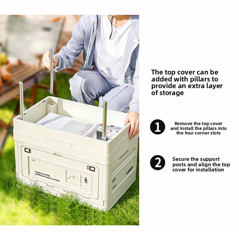 Camping Folding Storage Box Wo - Outdoor Furniture Australia ulasan dan harga