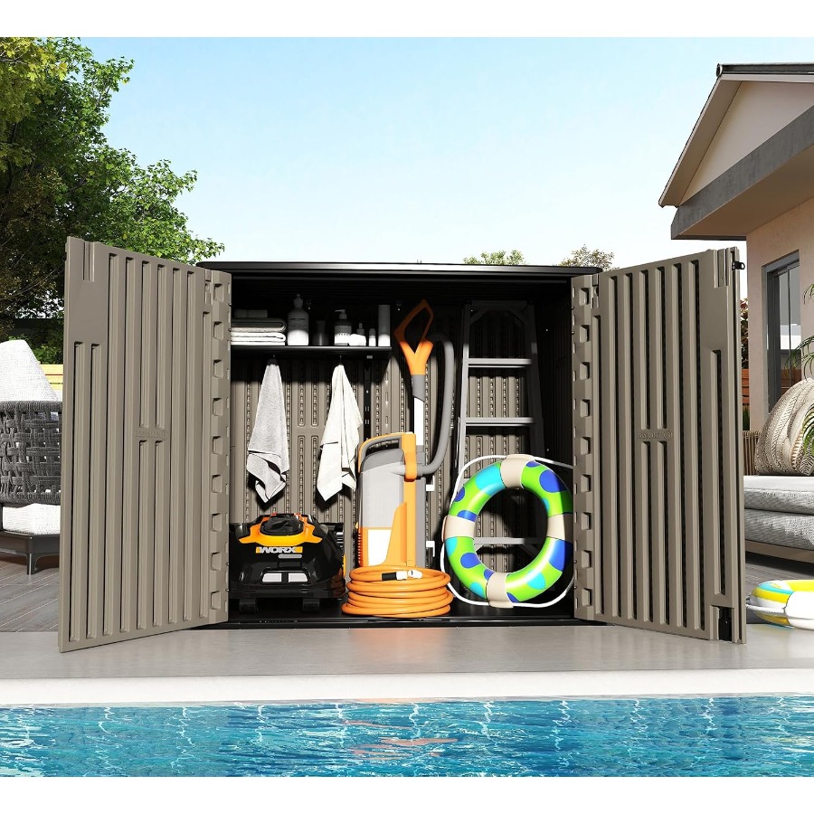 Outdoor storage shed for garde - Outdoor Furniture Resin ulasan dan harga