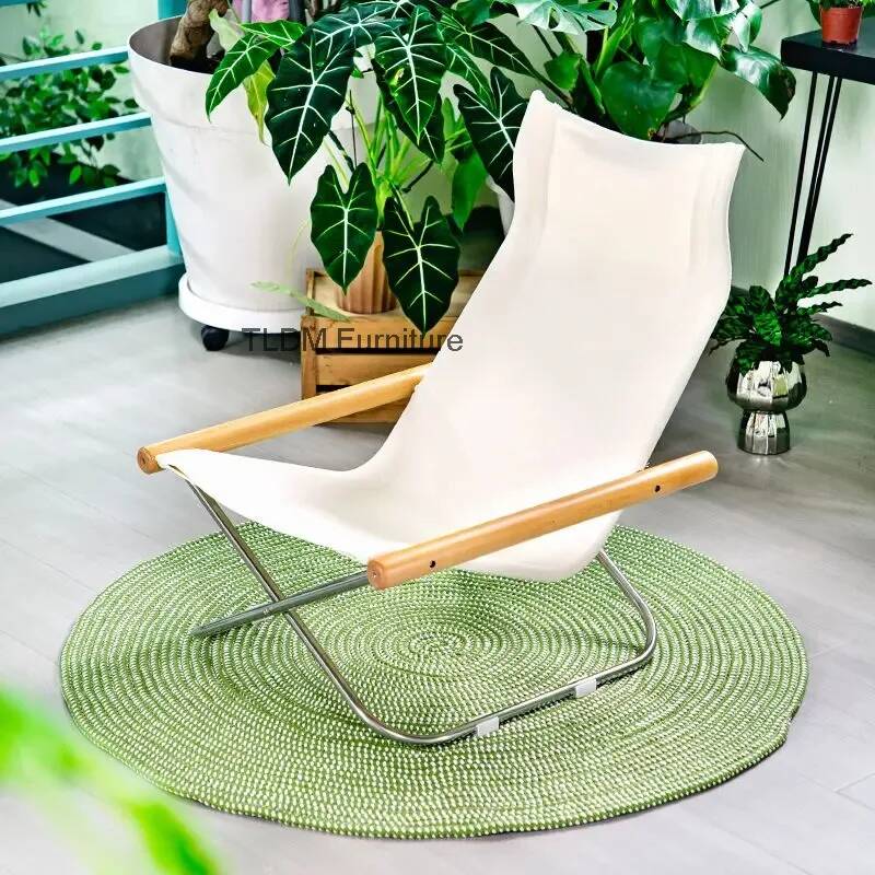 Zero-Setup Folding Canvas Loun - Outdoor Furniture Japanese Style ulasan dan harga