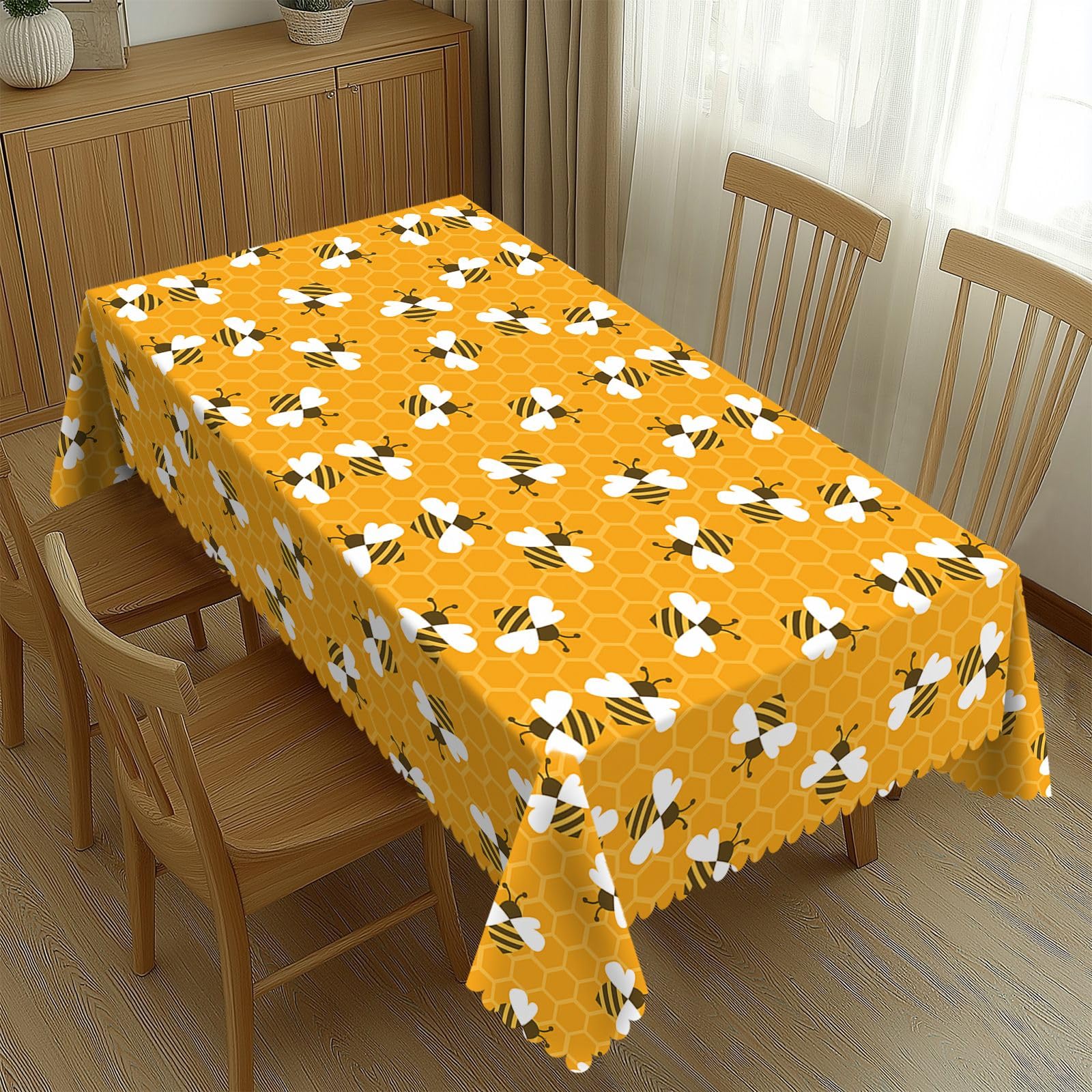 Bumble Bees Tablecloths Yellow - Outdoor Furniture Yellow ulasan dan harga