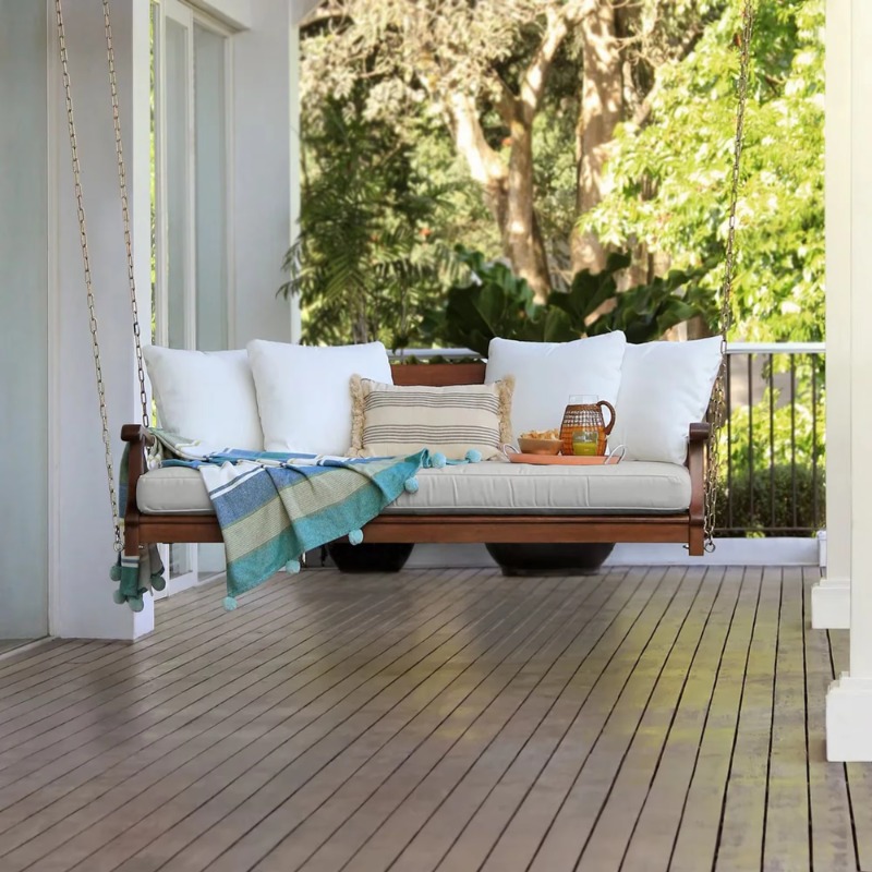Swing chair Outdoor garden fur - Outdoor Furniture Teak Wood ulasan dan harga