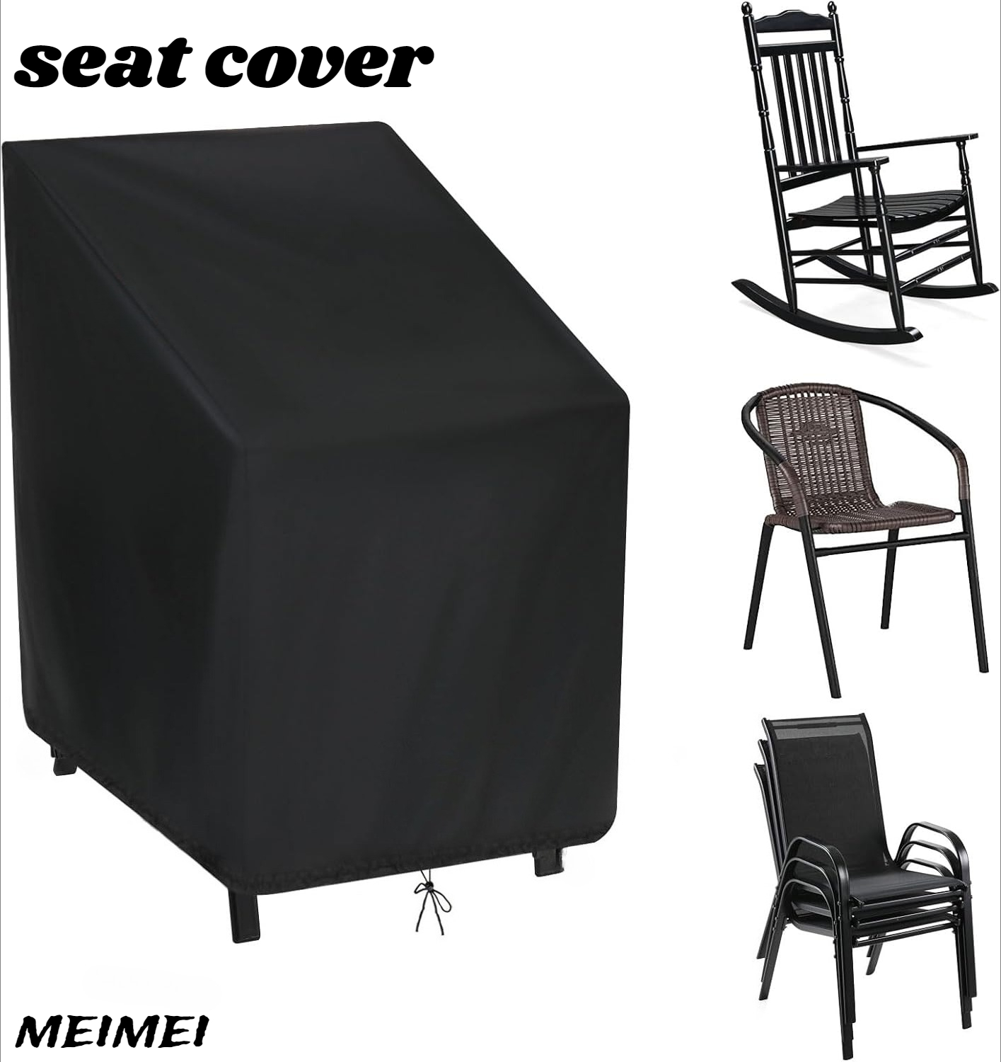 Stacked Chair Dust Cover Stora - Outdoor Furniture With Covers ulasan dan harga
