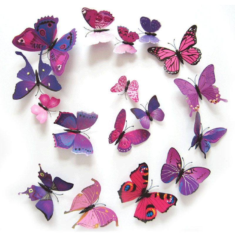 12Pcs 3D Magnet Butterflies Wa - Outdoor Furniture Near Me ulasan dan harga