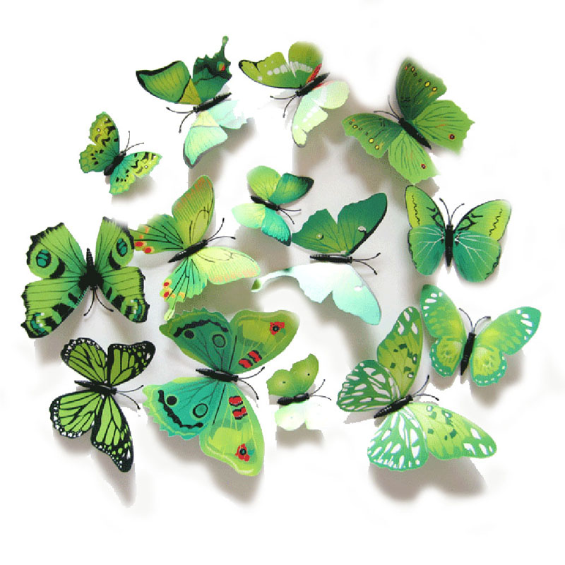 12Pcs 3D Magnet Butterflies Wa - Outdoor Furniture Near Me ulasan dan harga