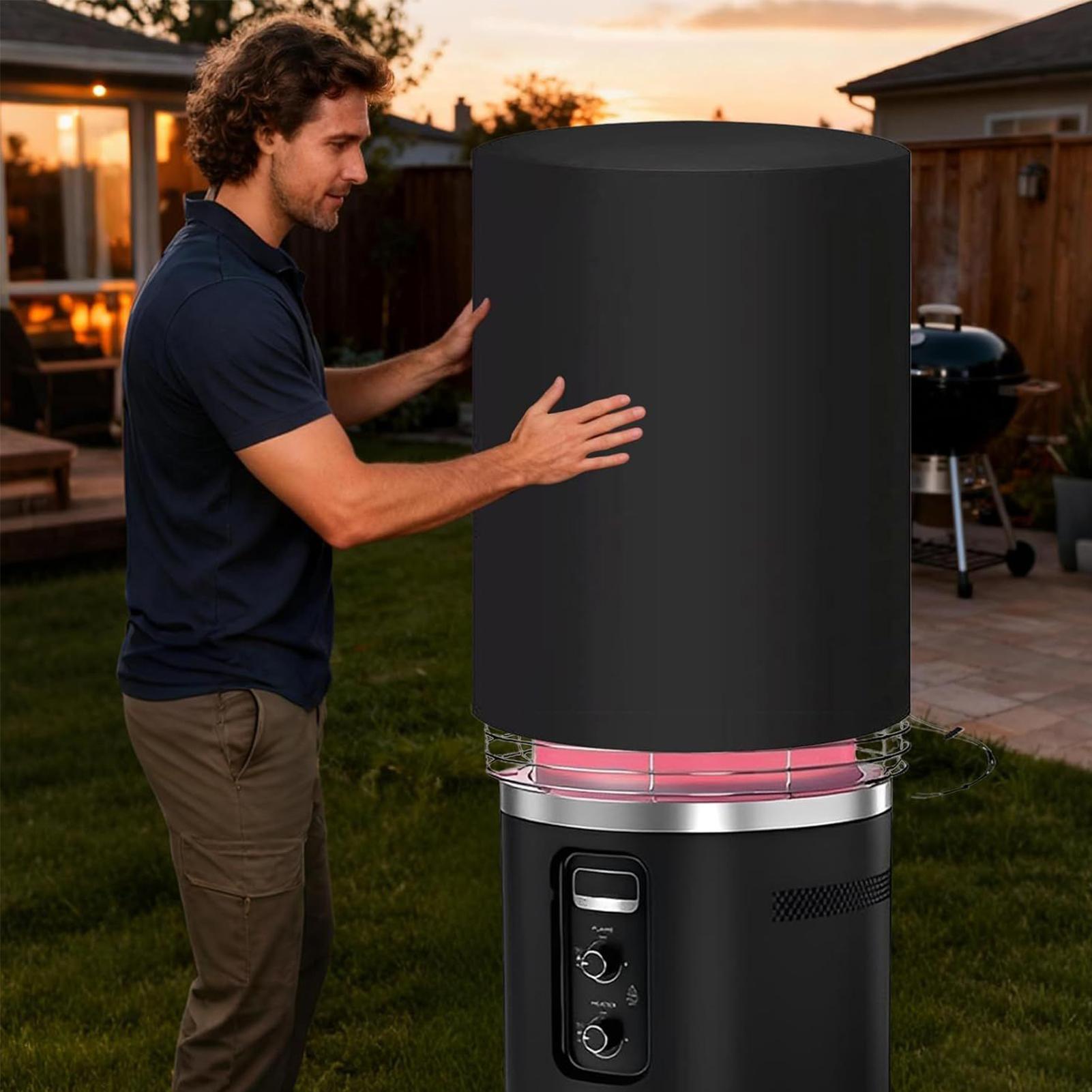 Fire Pit Column Cover Heavy Du - Outdoor Furniture Cover Waterproof ulasan dan harga