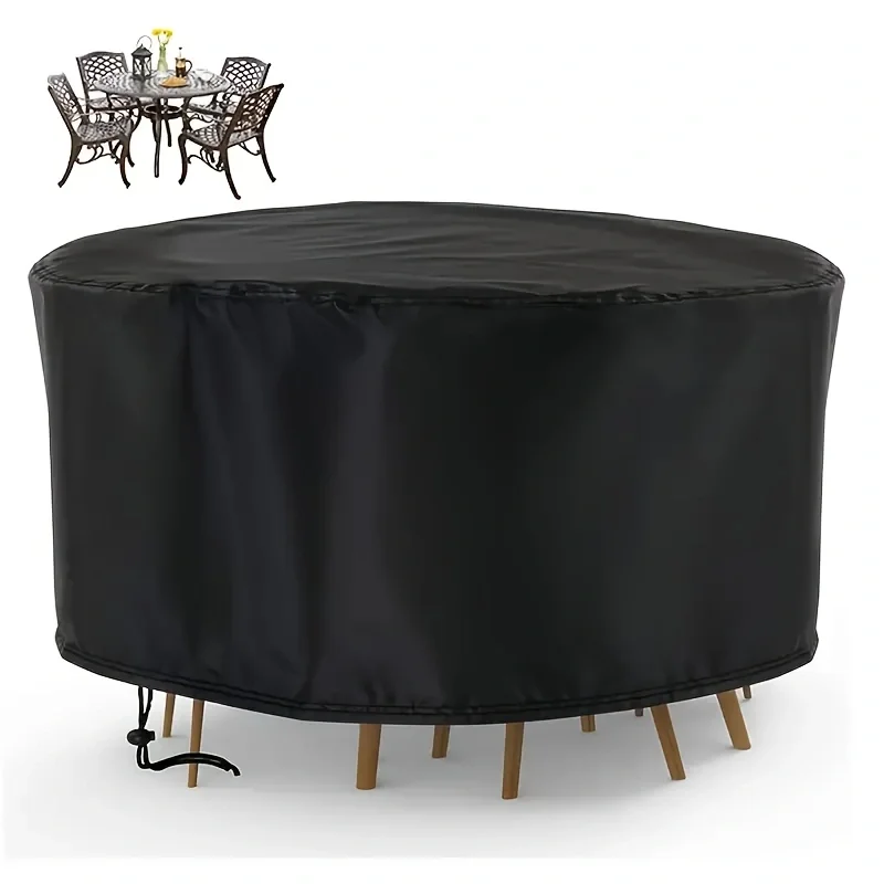 Waterproof Round Patio Furnitu - Outdoor Furniture With Covers ulasan dan harga