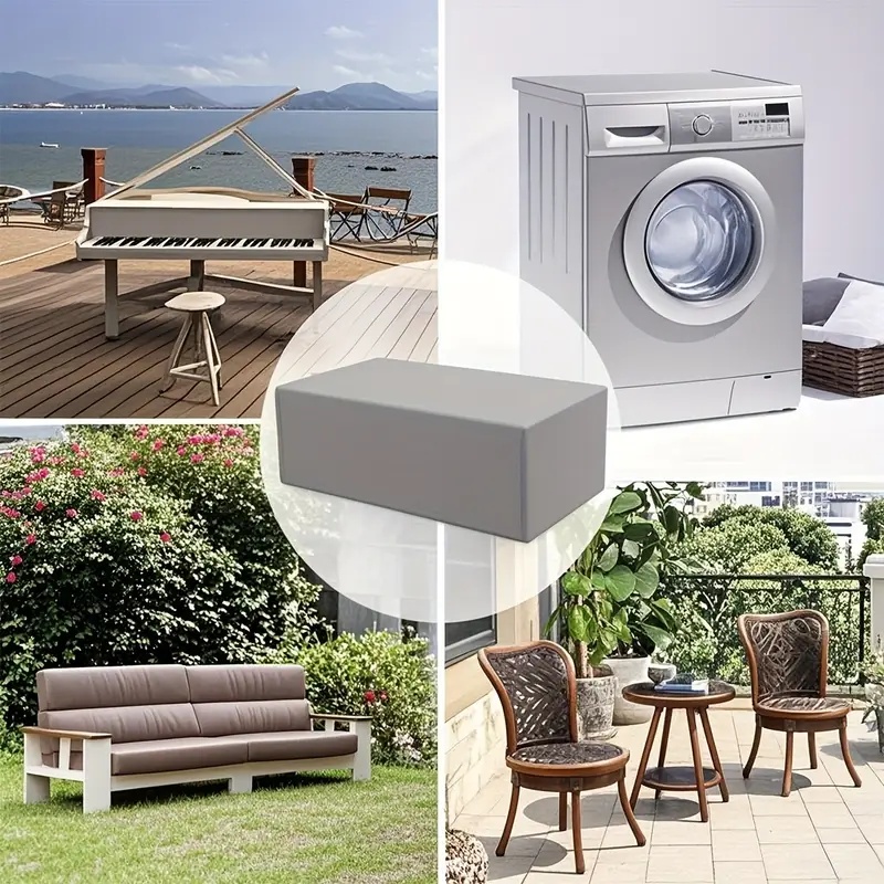 Silver Oxford Fabric Protectiv - Outdoor Furniture With Covers ulasan dan harga